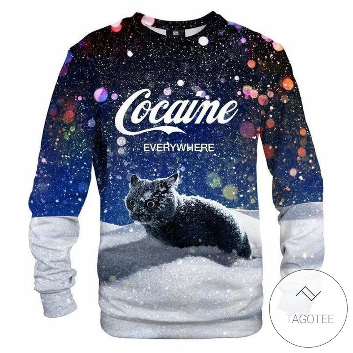Snow-Cat-Cocaine-Everywhere-Sweatshirt