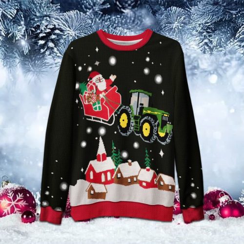 Santa Tractor Sweatshirt