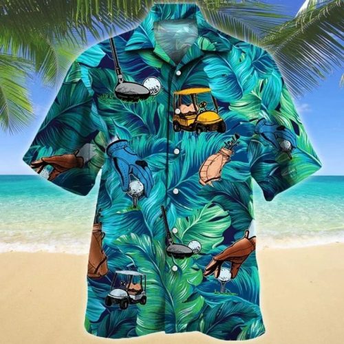 Golf Lovers Tropical Pattern Hawaiian Shirt