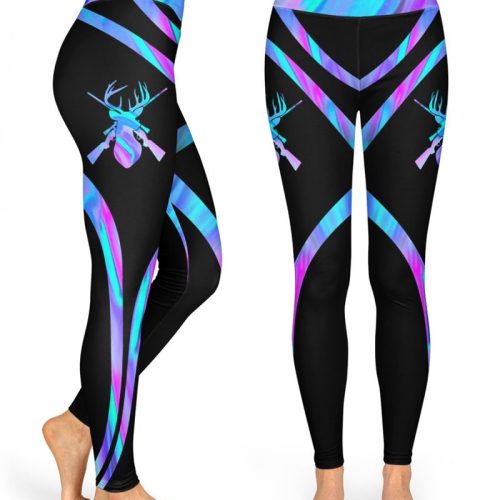 Country Girl Hunting Holographic High Waist Leggings