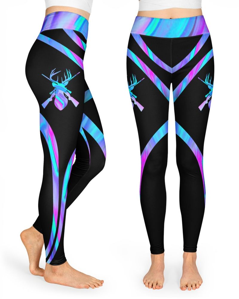 Country Girl Hunting Holographic High Waist Leggings