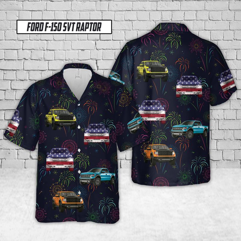 Ford F 150 SVT Raptor Hawaiian Shirt