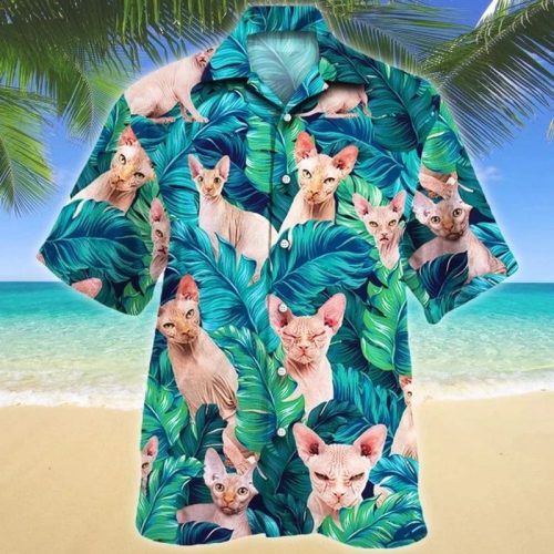 Sphynx Cat Hawaiian Shirt