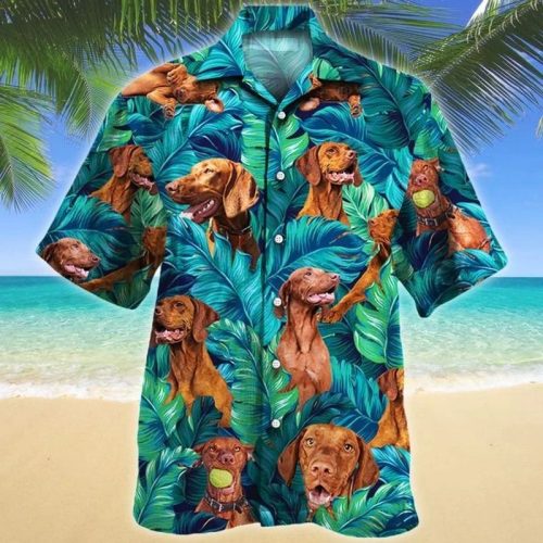 Vizsla Dog Hawaiian Shirt