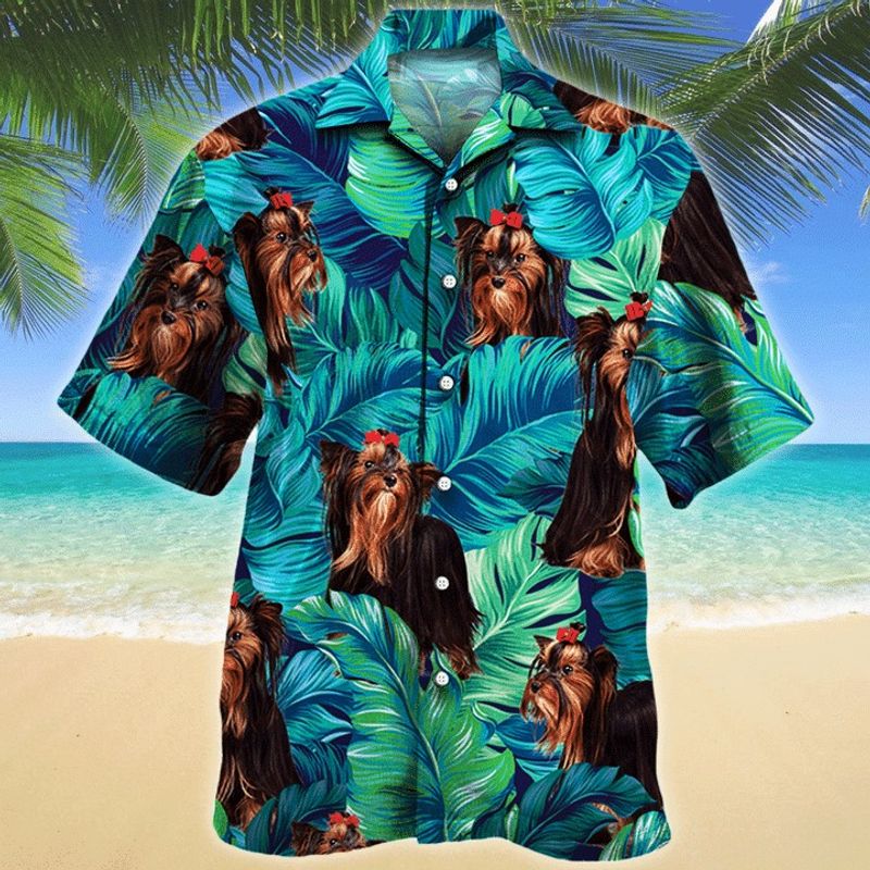 Silky Terrier Dog Hawaiian Shirt