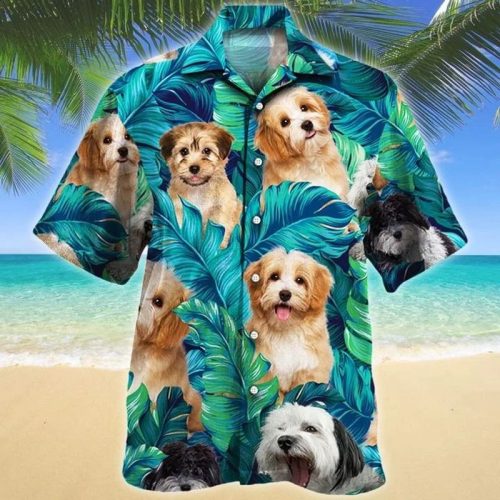 Havanese Dog Hawaiian Shirt