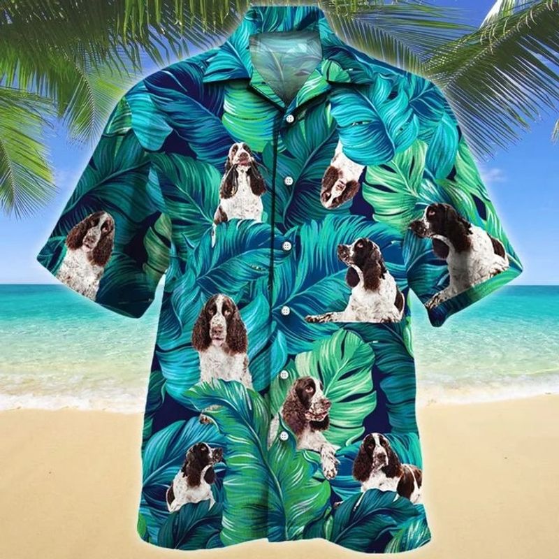 English Springer Spaniel Dog Hawaiian Shirt
