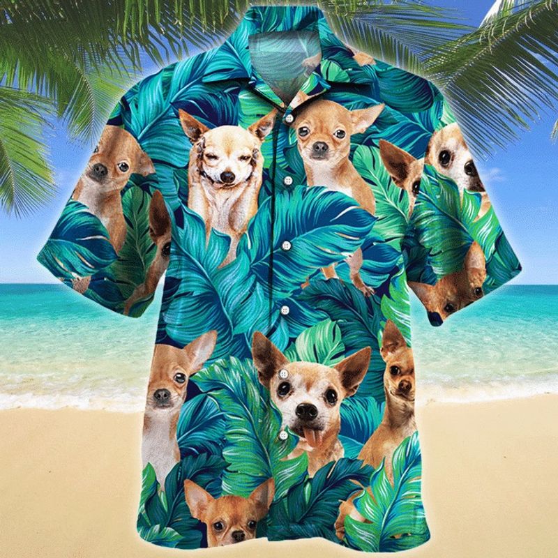 Chihuahua Dog Hawaiian Shirt