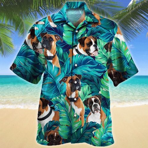 Boxer Dog Hawaiian Shirt