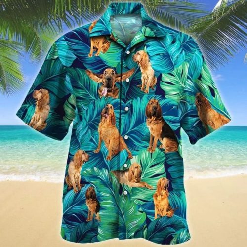Bloodhound Dog Hawaiian Shirt