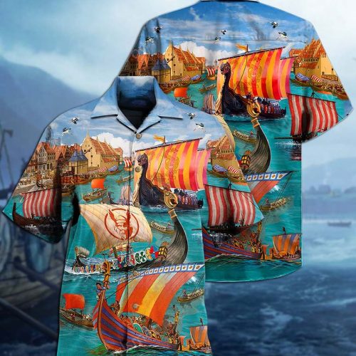 Viking Sail Let War Hawaiian Shirt
