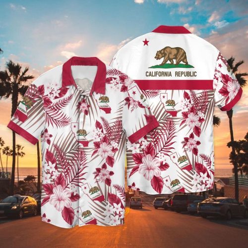 California Republic Hawaiian Shirt