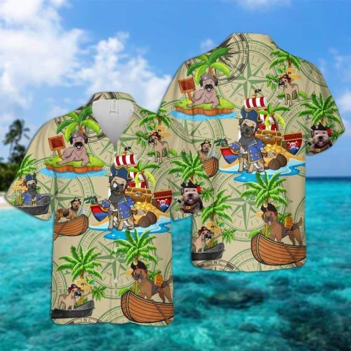 Border Terrier Pirates Hawaiian Shirt