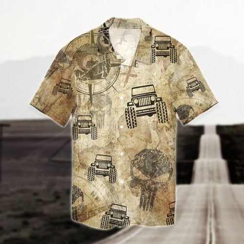 Compass Maps Hawaiian Shirt