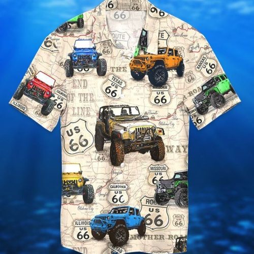 U S Route 66 Hawaiian Shirt