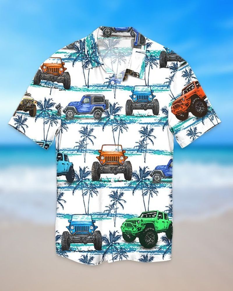 Palm Tree Pattern Hawaiian Shirt