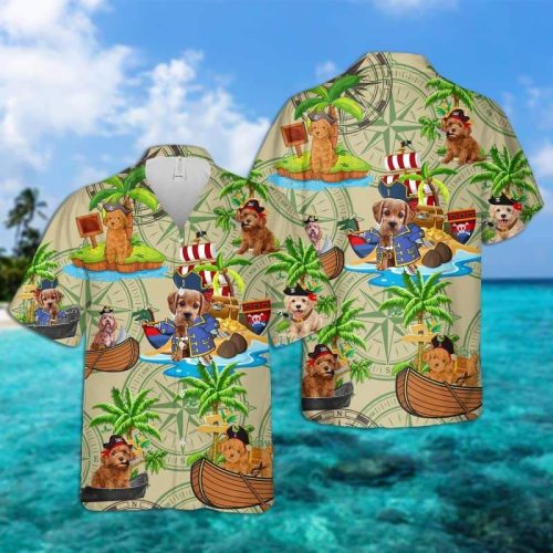 Poodle Pirates Hawaiian Shirt