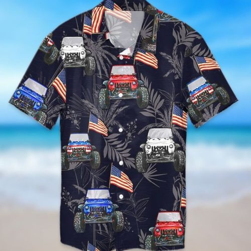 US Flag Hawaiian Shirt