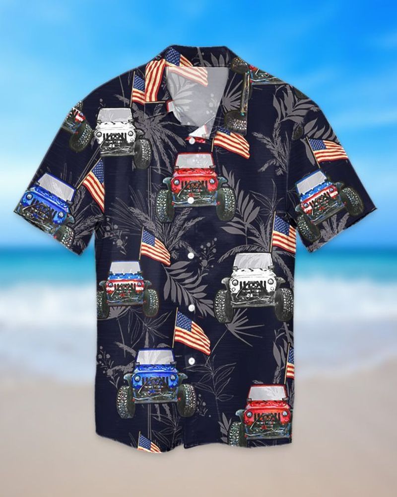 US Flag Hawaiian Shirt