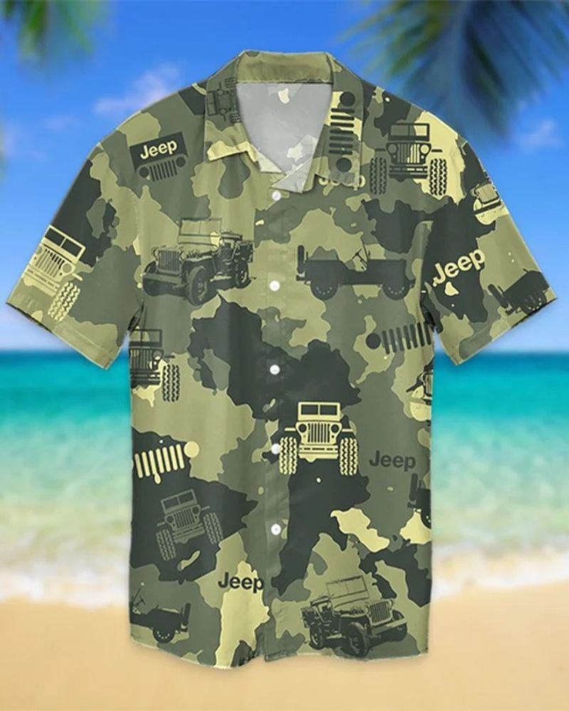 Willy Camo Hawaiian Shirt