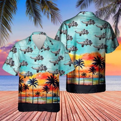 Rn Westland Sea King Asac 7 The Bagger Hawaiian Shirt