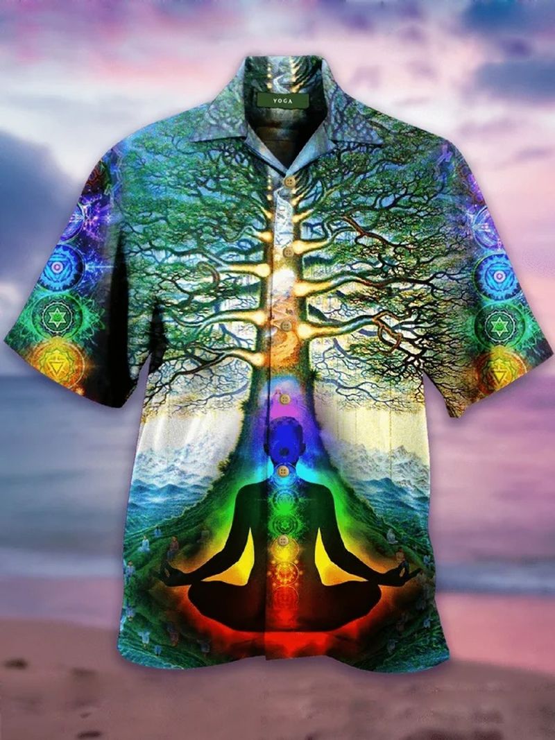 Yoga Spirituality Tree Of Life Hawaiian Shirt
