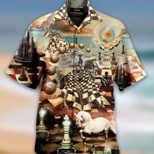 Power Of The Knights In Chess Hawaiian Shirt
