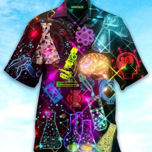 Great Inventions Come From Laboratory Glow Hawaiian Shirt