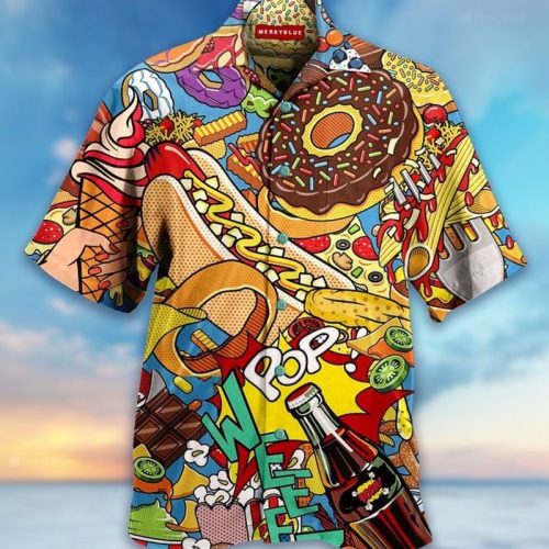 I Dont Like Food I Love It Hawaiian Shirt