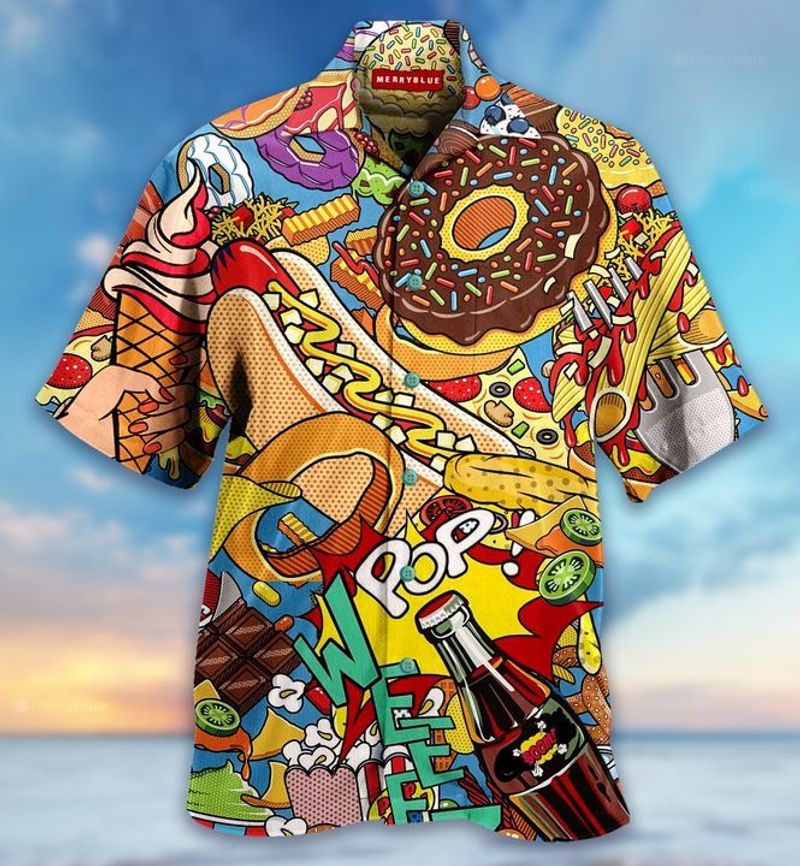 I Dont Like Food I Love It Hawaiian Shirt