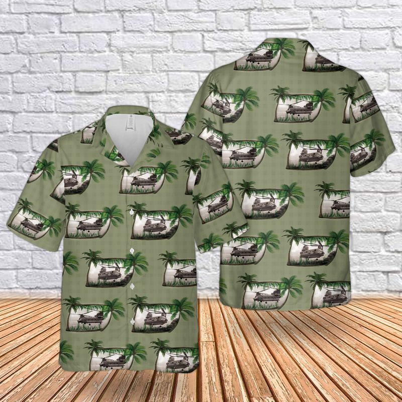 Vietnam Era CH 47 Chinook Hawaiian Shirt Tagoteeshop