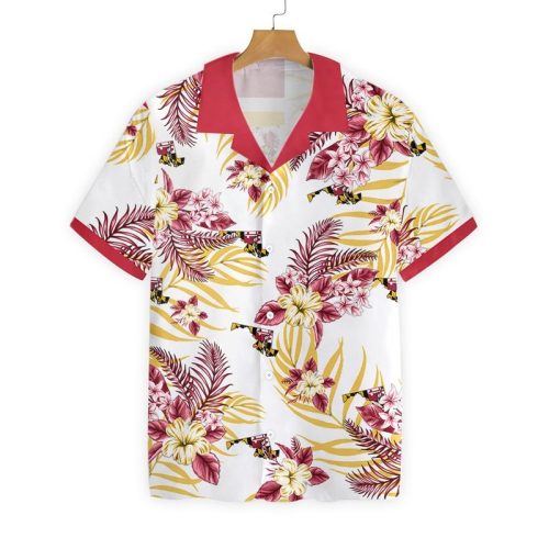 Maryland Proud Button Hawaiian Shirt
