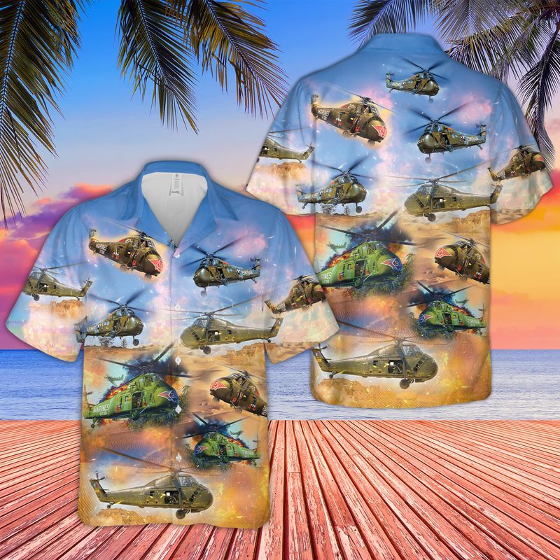 H 34 US Marines Hawaiian Shirt