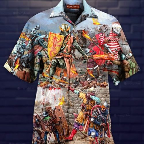 The Art Of War In The Middle Ages Unisex Hawaiian Shirt