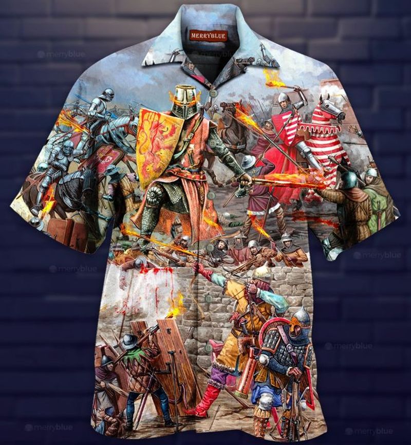 The Art Of War In The Middle Ages Unisex Hawaiian Shirt