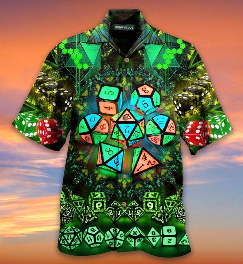 Green Dungeons And Dragons D D Hawaiian Shirt