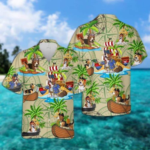 Beagle Pirates Hawaiian Shirt