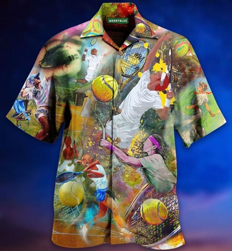 Tennis Hawaiian Shirt Tennis Hawaiian Shirt
