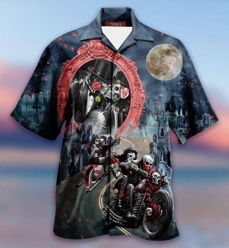 Wedding Of Skull Hawaiian Shirt