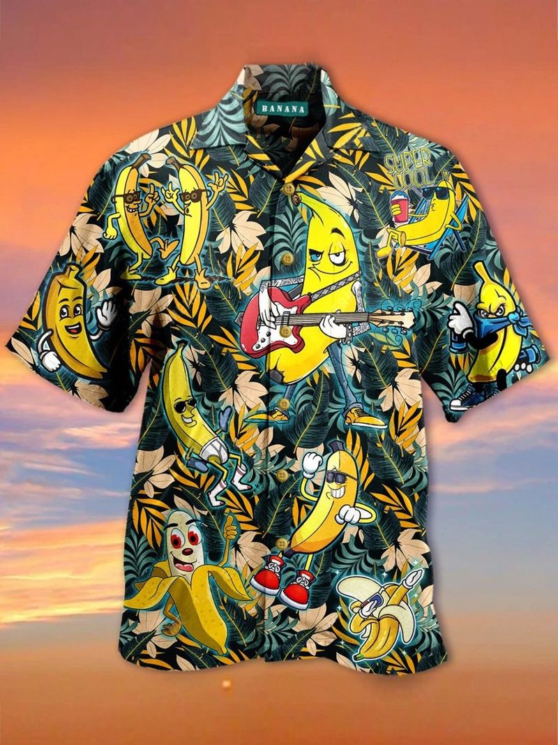 Banana Tropcial Hawaiian Shirt