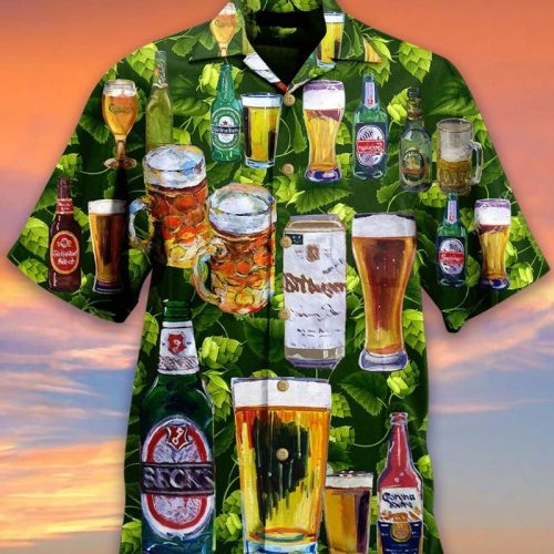 Beer Tropical Hawaiian Shirt