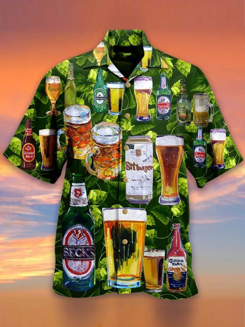 Beer Tropical Hawaiian Shirt