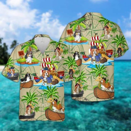 King Charles Pirates Hawaiian Shirt