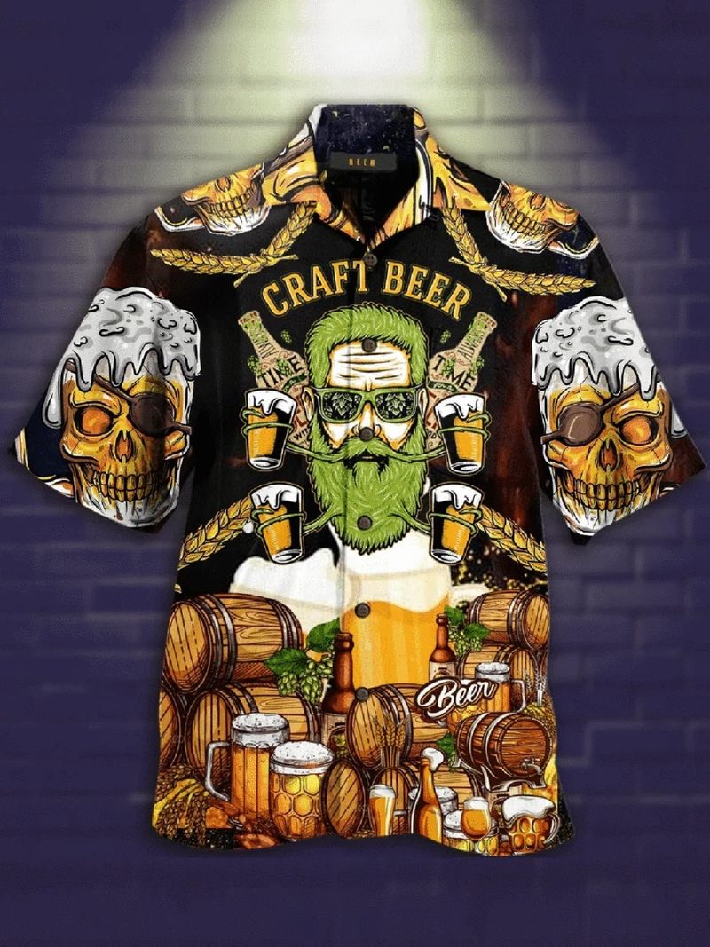 Craft Beer Hawaiian Shirt