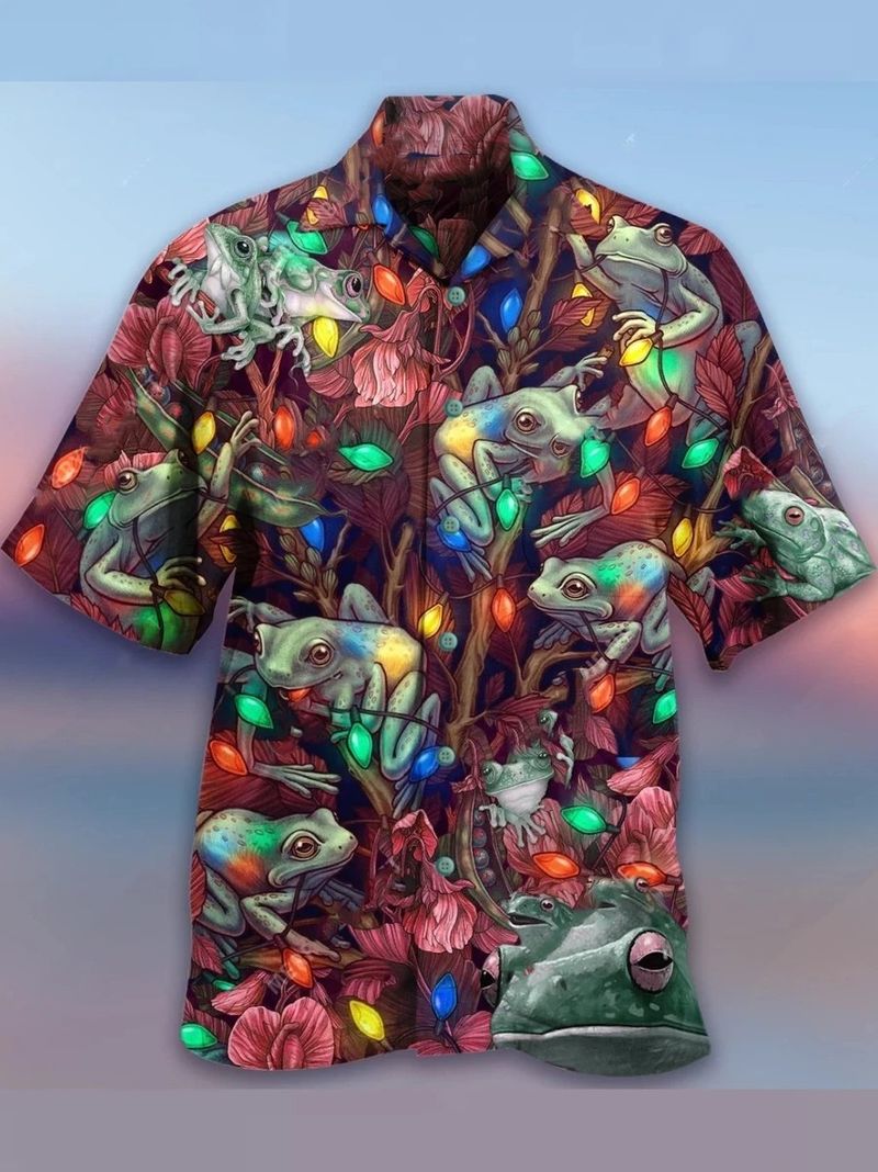 Frog Light Bulb Hawaiian Shirt