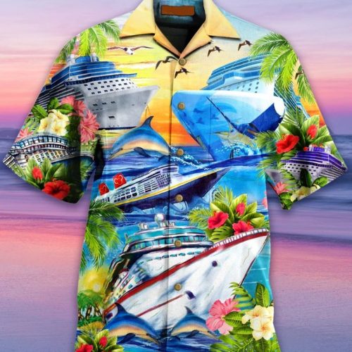 Yacht Tropical Hawaiian Shirt