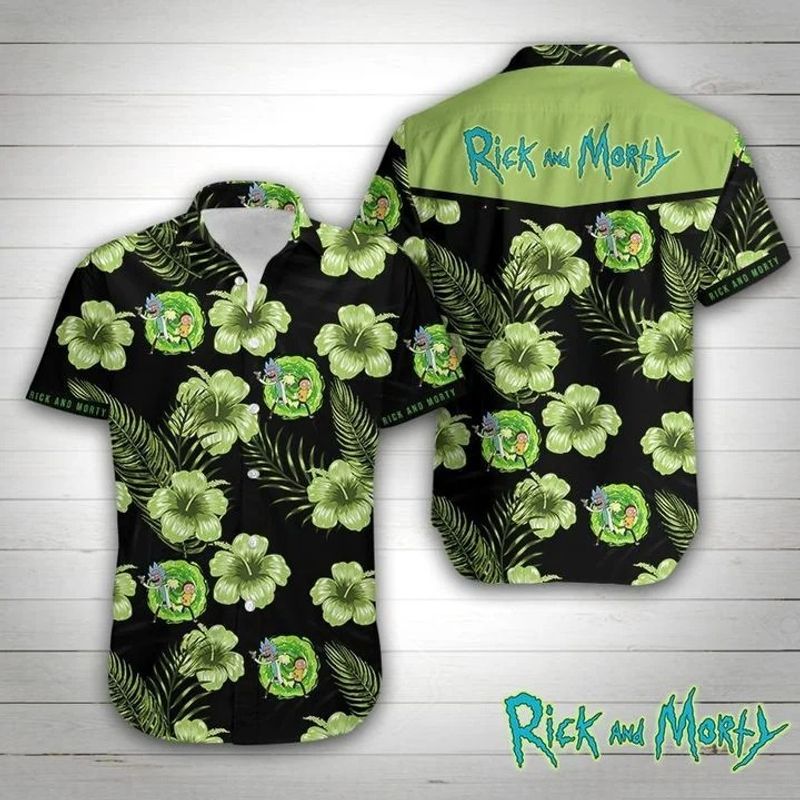 Rick And Morty Hawaiian Shirt