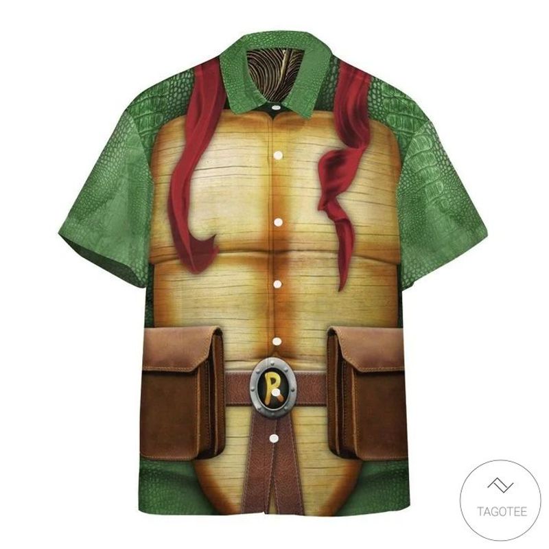 Raphael Teenage Mutant Ninja Turtles Hawaiian Shirt