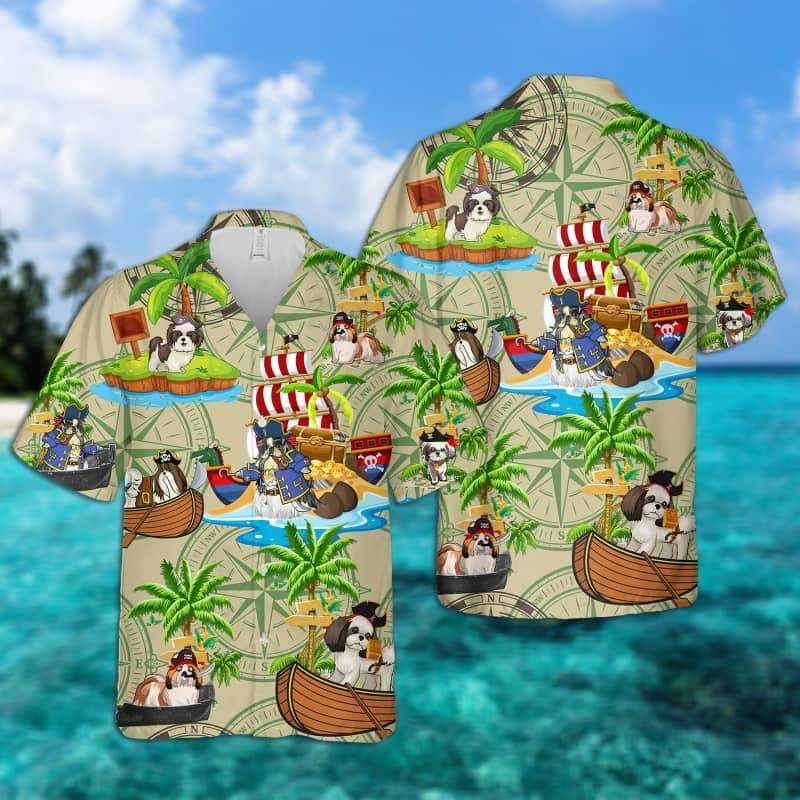 Shin Tzu Pirates Hawaiian Shirt