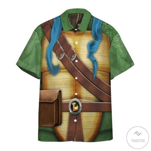 Leonardo Teenage Mutant Ninja Turtles Hawaiian Shirt